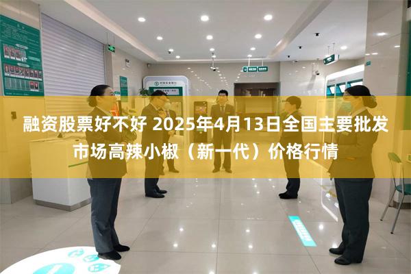 融资股票好不好 2025年4月13日全国主要批发市场高辣小椒（新一代）价格行情