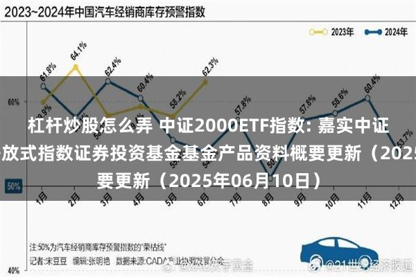 杠杆炒股怎么弄 中证2000ETF指数: 嘉实中证2000交易型开放式指数证券投资基金基金产品资料概要更新（2025年06月10日）